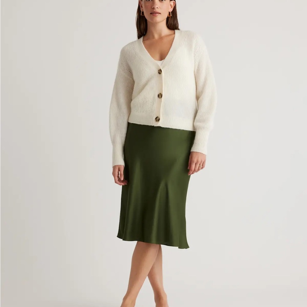 Quince Cream Cardigan Sweater